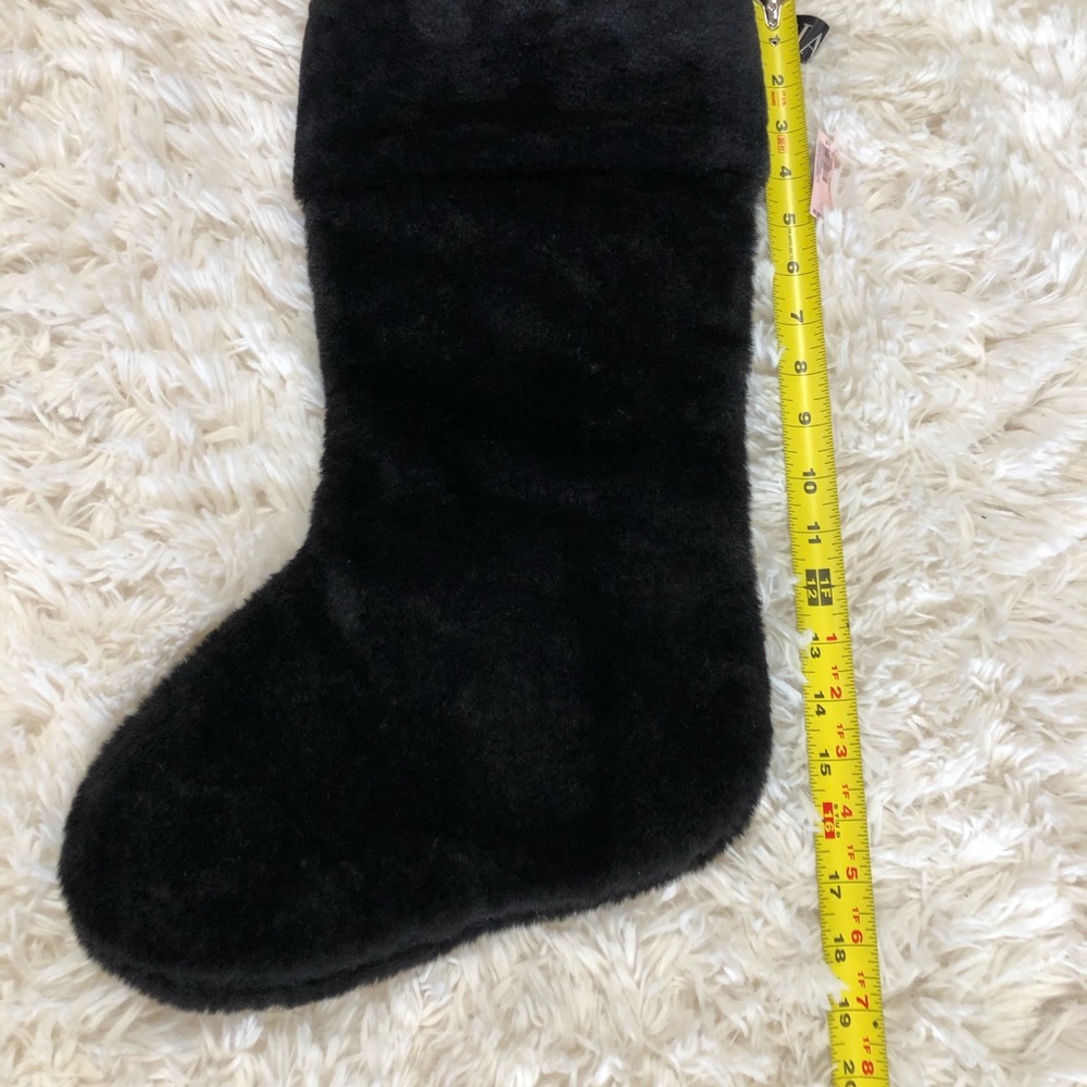 COPY - Victoria’s Secret Christmas Stocking! Bling rhinestones, black faux fur … - Picture 6 of 11